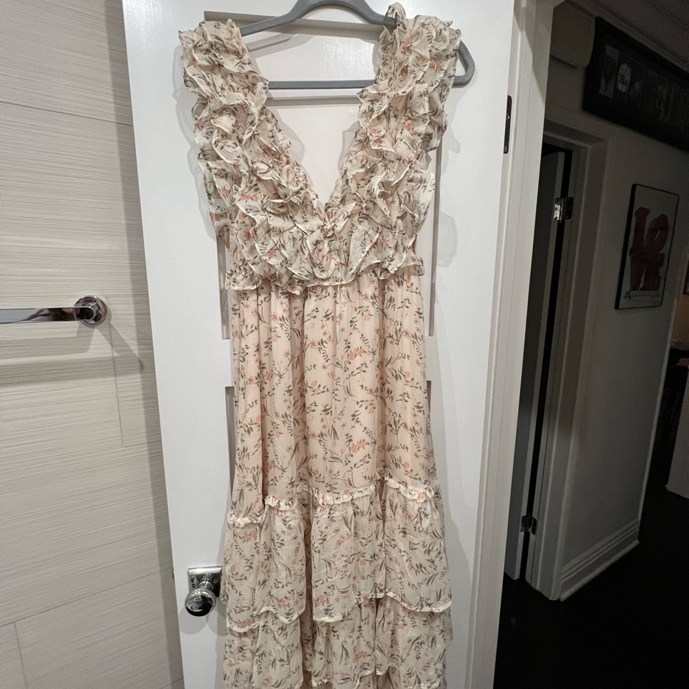 Storia Floral Ruffle Dress